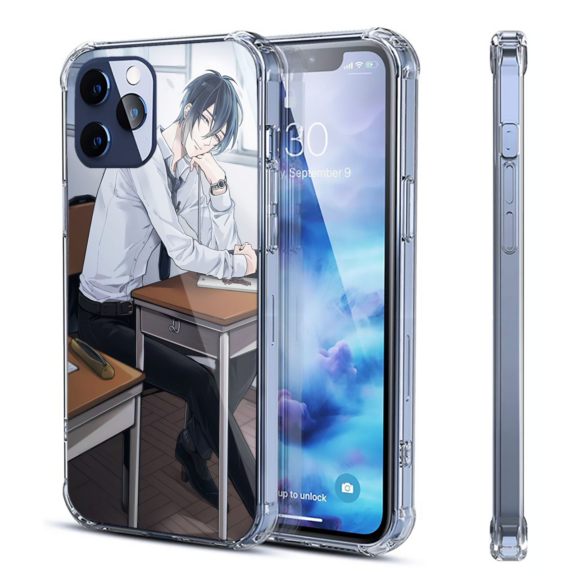 （画像用） 刀剣乱舞 Touken Ranbu 【iPhone 12シリーズ対応】透明スマホケース（クリアソフトケース）